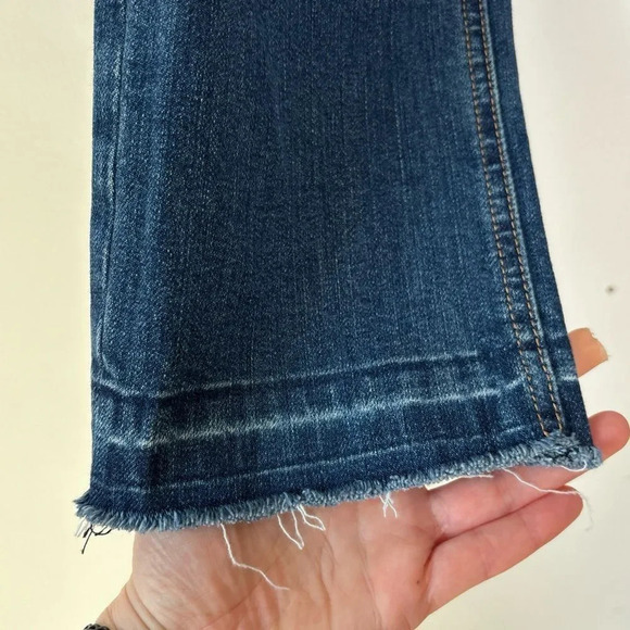 Current/Elliott The Cropped Straight Jean Stagecoach Released Hem Size 26 - Picture 5 of 11